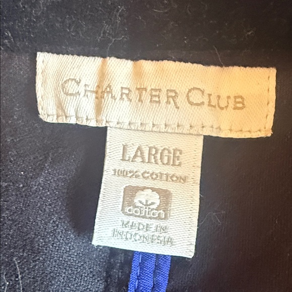 Charter Club Black Sleeveless Vest - Picture 2 of 7